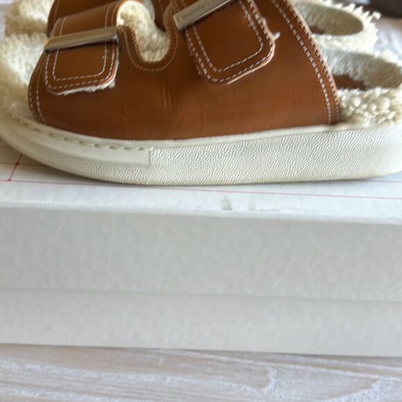 Alexander McQueen Shearling Lined Hybrid Sandal size 37 - Picture 11 of 12